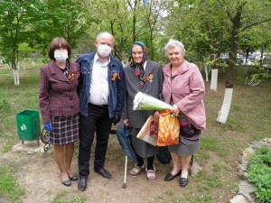  24 округ.  Поздравление  Ветеранов  с  75 годовщиной Великой Победы  