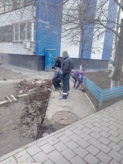 Ремонт отмостки в 12-м округе!