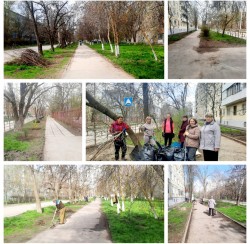 7 округ. Весенний субботник.