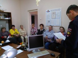 Встреча жителей 20 микрорайона с участковым