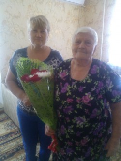 90 летний юбиляр в 20 микрорайоне