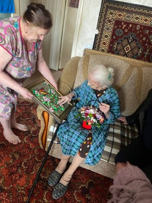 99 лет ветерану из 24 округа!