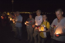 «Над Доном пушки грохотали». Молодежь Волгодонска устроила на набережной «Вечер памяти»