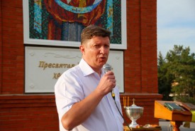 В Волгодонске восстановили поклонный киот на въезде в город
