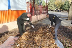 Председатель Волгодонской городской Думы и сотрудники аппарата приняли участие в городском субботнике
