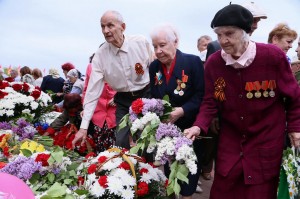 Ветераны округа 16 приняли участие в городских праздничных мероприятиях 9 мая