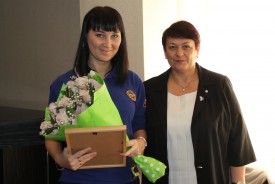Председатель Думы-глава города Людмила Ткаченко поздравила сотрудников 1 отряда ФПС по Ростовской области с профессиональным праздником