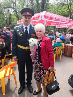 Ветераны 21 округа  на Параде Победы и "полевой кухне" 9 мая 