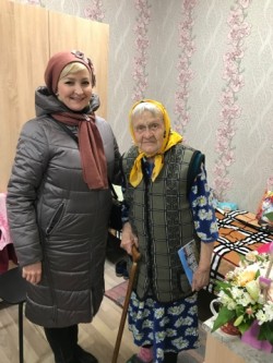 Депутат Петр Горчанюк поздравил труженицу тыла К.Ф.Колесникову  с 95-летним юбилеем