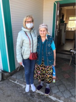 Депутат Петр Горчанюк поздравил труженицу тыла Л.А.Скирду  с 95-летним юбилеем