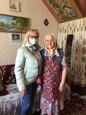 Петр Петрович Горчанюк поздравил тружеников тыла избирательного округа №15 с праздником Победы - 9 Мая	