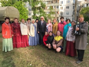 Депутат Пётр Горчанюк поздравил своих избирателей с Днём Победы – 9 МАЯ.
