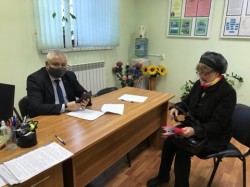 Депутат ВГД Петр Петрович Горчанюк провел приём граждан