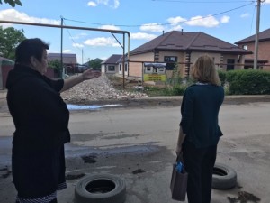 В сельской части избирательного округа №15 состоялся обход