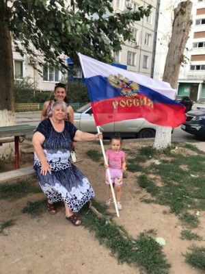 22 августа в День Государственного флага жители избирательного округа №15 приняли участие в акции #ЯРОССИЯ#Волгодонск