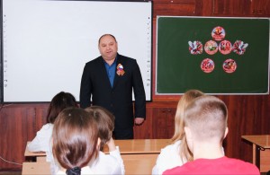 Георгий Ковалевский провел Урок мужества для ребят в школе № 9