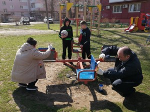 С почином! В округе № 4 прошел первый весенний субботник в 2023 году