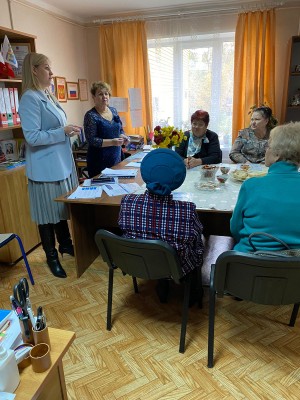 Важно и значимо для старшего поколения: урок финансовой грамотности прошел в округе №14 