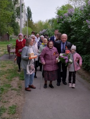 В преддверии Дня Победы в 24 округе прошло мероприятие посвященное празднованию 9 мая