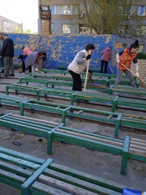 Субботник в микрорайоне 17