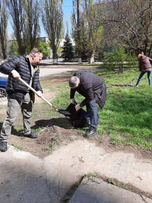 Субботник в микрорайоне 17